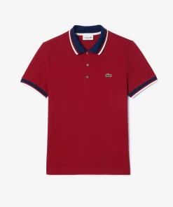 Lacoste Polo Shirts-Regular Fit Polo Shirt With Contrasting Collar