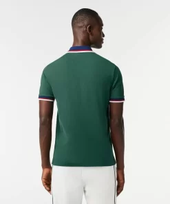 Lacoste Polo Shirts-Regular Fit Polo Shirt With Contrasting Collar