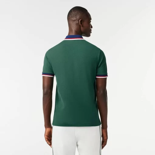 Lacoste Polo Shirts-Regular Fit Polo Shirt With Contrasting Collar