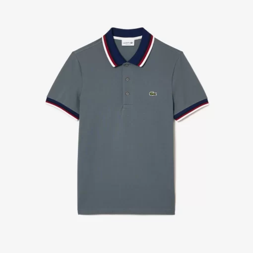 Lacoste Polo Shirts-Regular Fit Polo Shirt With Contrasting Collar