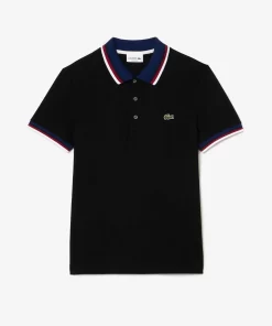 Lacoste Polo Shirts-Regular Fit Polo Shirt With Contrasting Collar