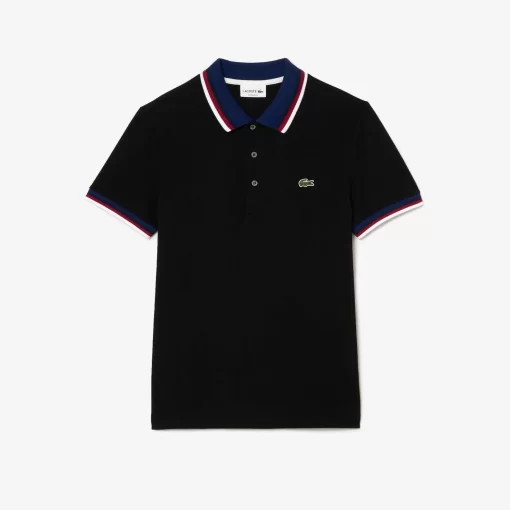 Lacoste Polo Shirts-Regular Fit Polo Shirt With Contrasting Collar