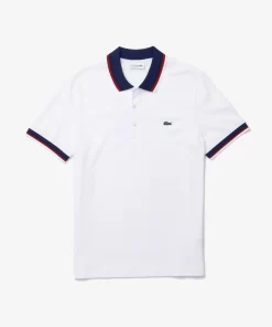 Lacoste Polo Shirts-Regular Fit Polo Shirt With Contrasting Collar