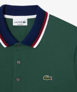 Lacoste Polo Shirts-Regular Fit Polo Shirt With Contrasting Collar