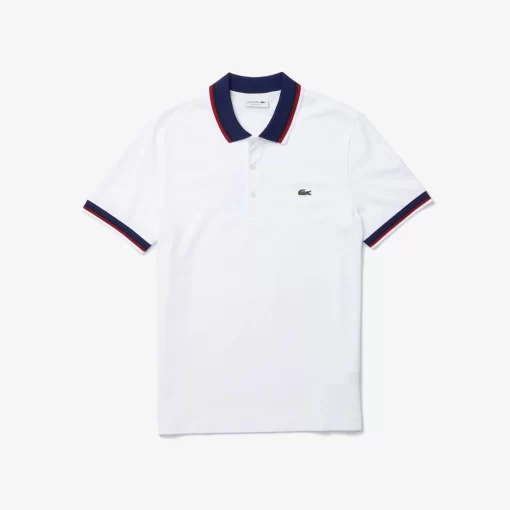 Lacoste Polo Shirts-Regular Fit Polo Shirt With Contrasting Collar