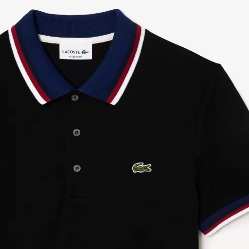 Lacoste Polo Shirts-Regular Fit Polo Shirt With Contrasting Collar