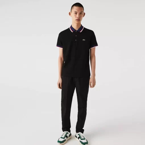 Lacoste Polo Shirts-Regular Fit Polo Shirt With Contrasting Collar