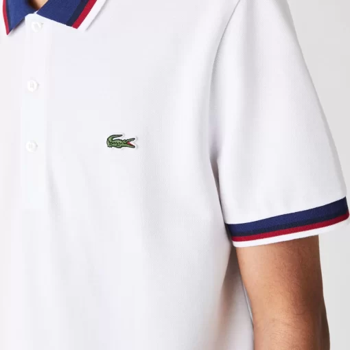 Lacoste Polo Shirts-Regular Fit Polo Shirt With Contrasting Collar