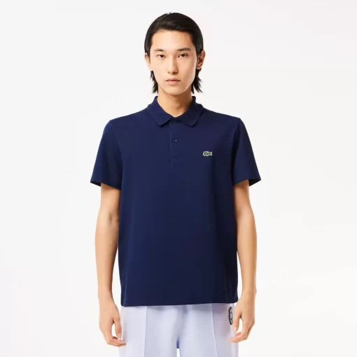 Lacoste Polo Shirts-Regular Fit Polyester Cotton Polo Shirt