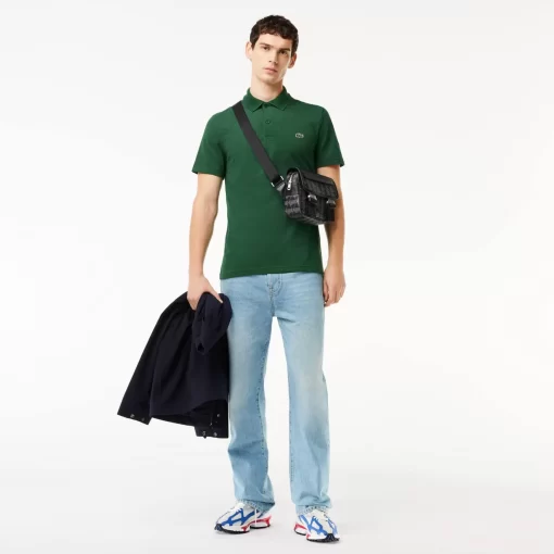 Lacoste Polo Shirts-Regular Fit Polyester Cotton Polo Shirt