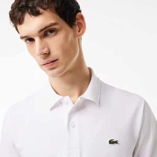 Lacoste Polo Shirts-Regular Fit Polyester Cotton Polo Shirt