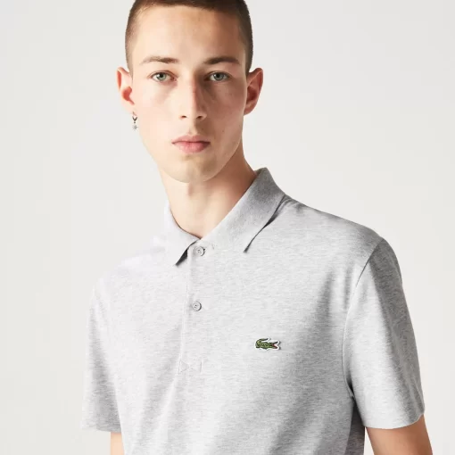 Lacoste Polo Shirts-Regular Fit Polyester Cotton Polo Shirt