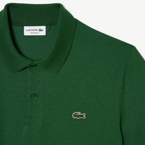 Lacoste Polo Shirts-Regular Fit Polyester Cotton Polo Shirt