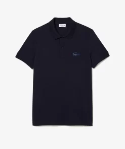 Lacoste Polo Shirts-Regular Fit Quilted Crocodile Badge Polo Shirt