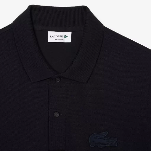 Lacoste Polo Shirts-Regular Fit Quilted Crocodile Badge Polo Shirt