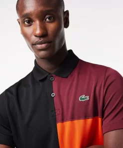 Lacoste Sport Clothing-Regular Fit Recycled Fiber Tennis Polo Shirt