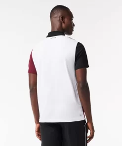 Lacoste Sport Clothing-Regular Fit Recycled Fiber Tennis Polo Shirt