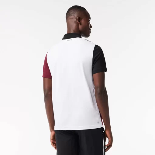 Lacoste Sport Clothing-Regular Fit Recycled Fiber Tennis Polo Shirt