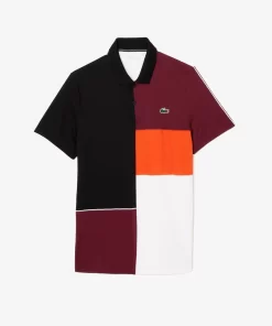 Lacoste Sport Clothing-Regular Fit Recycled Fiber Tennis Polo Shirt