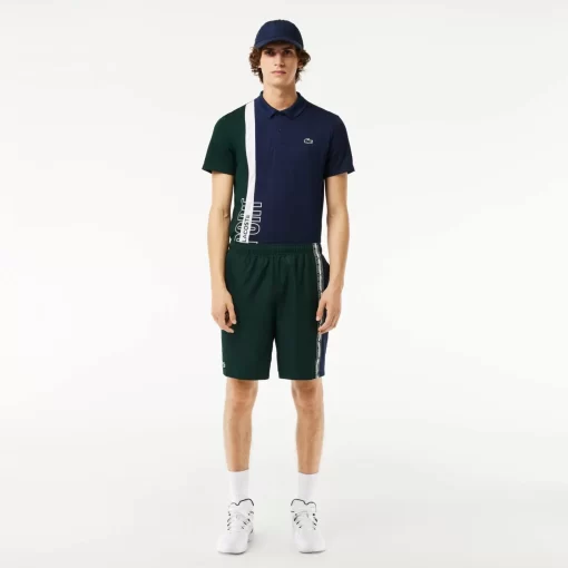 Lacoste Tennis-Regular Fit Recycled Fiber Tennis Shorts