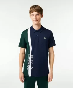 Lacoste Tennis-Regular Fit Recycled Knit Tennis Polo Shirt