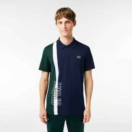 Lacoste Tennis-Regular Fit Recycled Knit Tennis Polo Shirt