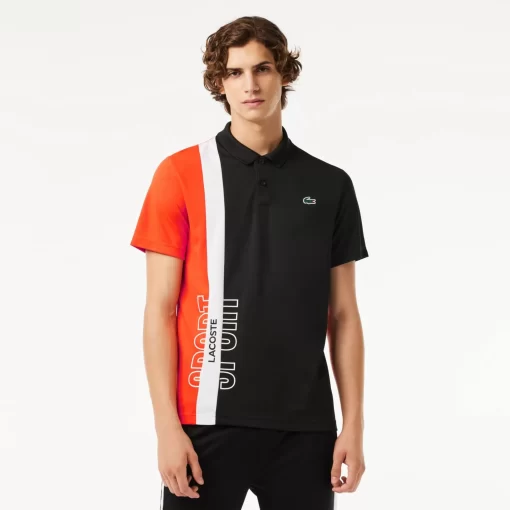 Lacoste Tennis-Regular Fit Recycled Knit Tennis Polo Shirt