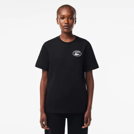 Lacoste T-Shirts-Regular Fit Signature Print T-Shirt