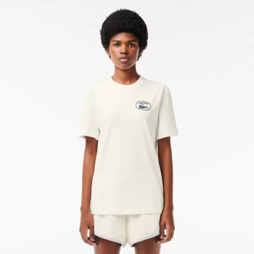 Lacoste T-Shirts-Regular Fit Signature Print T-Shirt