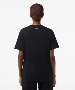 Lacoste T-Shirts-Regular Fit Signature Print T-Shirt