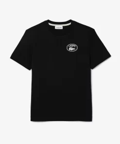 Lacoste T-Shirts-Regular Fit Signature Print T-Shirt