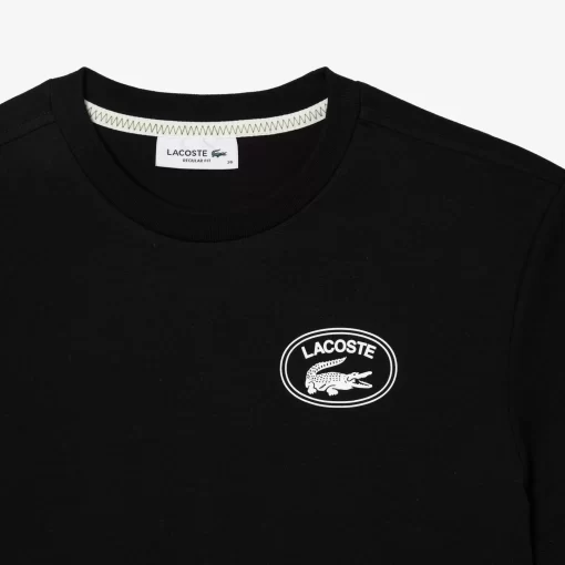 Lacoste T-Shirts-Regular Fit Signature Print T-Shirt