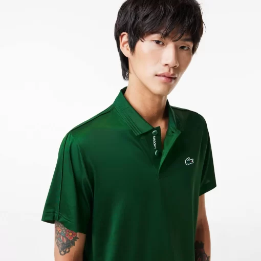 Lacoste Tennis-Regular Fit Sport Polo Shirt In Recycled Fiber Jersey