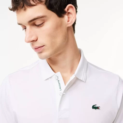 Lacoste Tennis-Regular Fit Sport Polo Shirt In Recycled Fiber Jersey