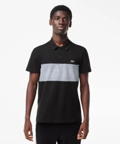 Lacoste Polo Shirts-Regular Fit Stretch Pique Colourblock Polo Shirt