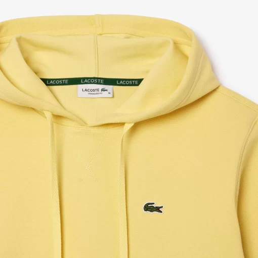 Lacoste Sweatshirts-Relaxed Fit Double Face Pique Hoodie