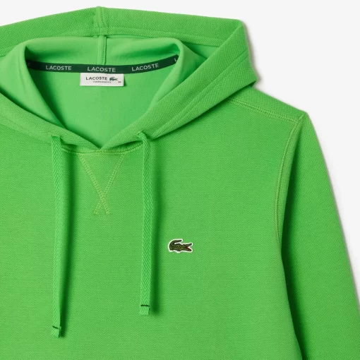 Lacoste Sweatshirts-Relaxed Fit Double Face Pique Hoodie