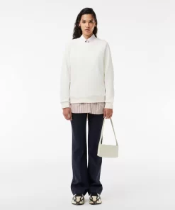 Lacoste Sweatshirts-Relaxed Fit Embroidered Signature Jogger Sweatshirt