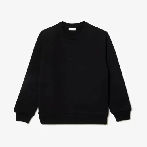 Lacoste Sweatshirts-Relaxed Fit Embroidered Signature Jogger Sweatshirt