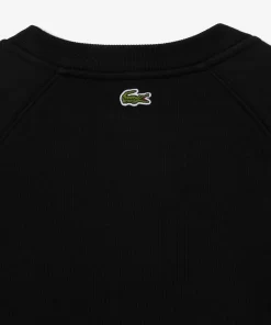 Lacoste Sweatshirts-Relaxed Fit Embroidered Signature Jogger Sweatshirt