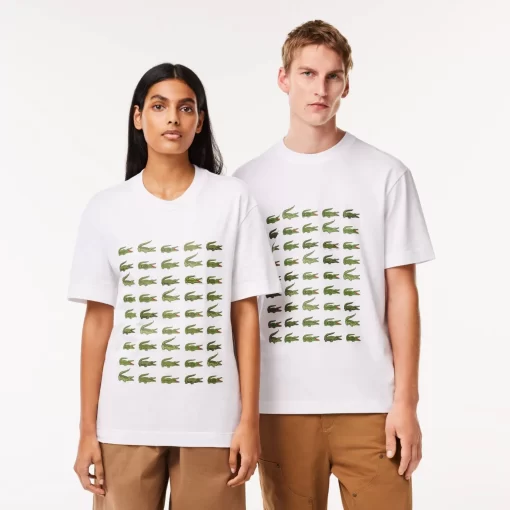 Lacoste T-Shirts-Relaxed Fit Iconic Print T-Shirt