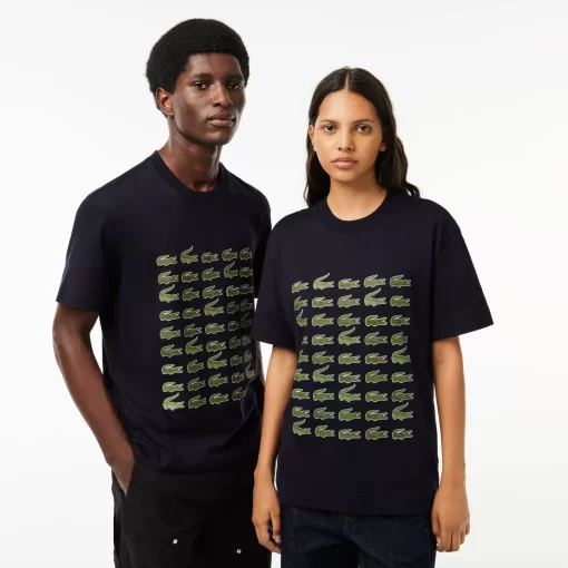 Lacoste T-Shirts-Relaxed Fit Iconic Print T-Shirt