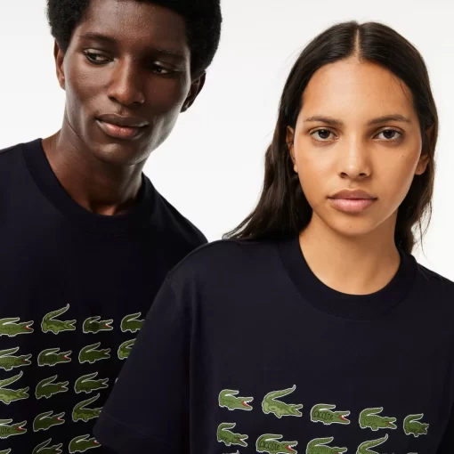 Lacoste T-Shirts-Relaxed Fit Iconic Print T-Shirt