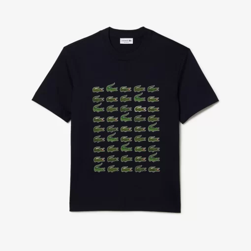 Lacoste T-Shirts-Relaxed Fit Iconic Print T-Shirt