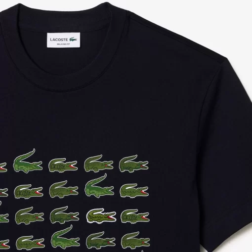 Lacoste T-Shirts-Relaxed Fit Iconic Print T-Shirt