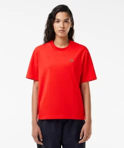 Lacoste T-Shirts-Relaxed Fit Lightweight Cotton Pima Jersey T-Shirt