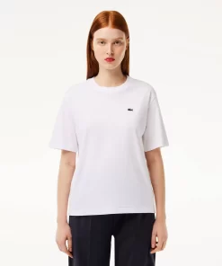 Lacoste T-Shirts-Relaxed Fit Lightweight Cotton Pima Jersey T-Shirt