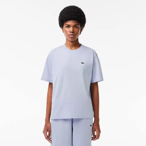 Lacoste T-Shirts-Relaxed Fit Lightweight Cotton Pima Jersey T-Shirt