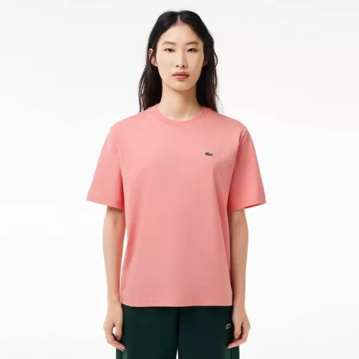 Lacoste T-Shirts-Relaxed Fit Lightweight Cotton Pima Jersey T-Shirt