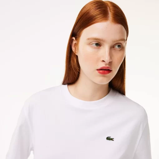 Lacoste T-Shirts-Relaxed Fit Lightweight Cotton Pima Jersey T-Shirt